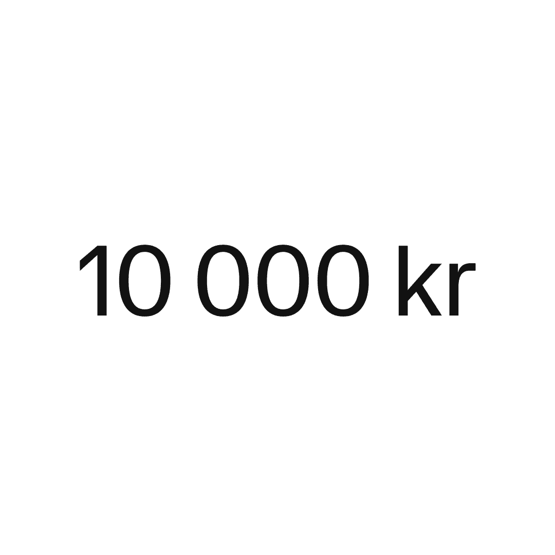 10 000 kronor