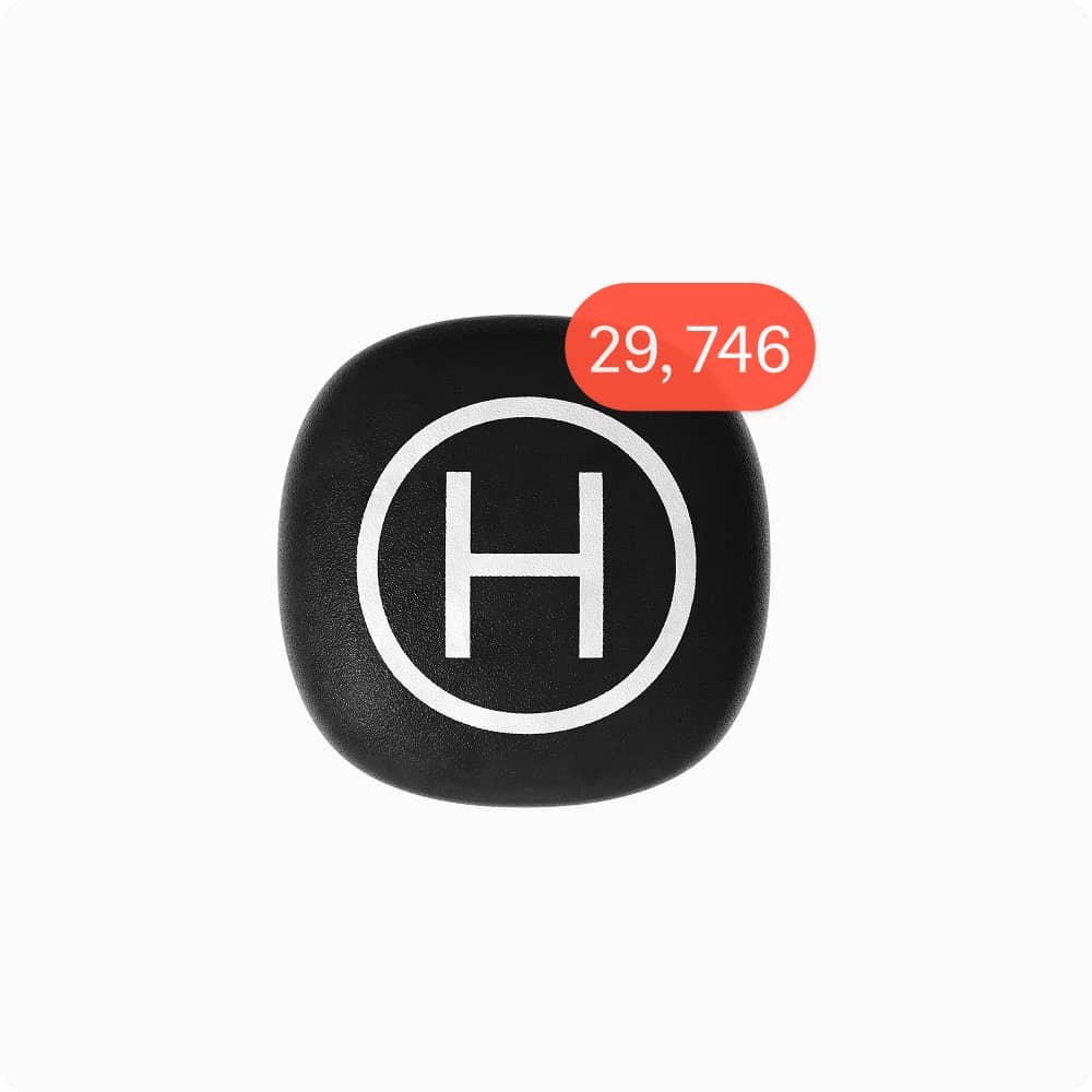 Hedvigs appikon med 29746 notiser