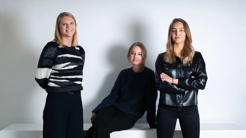 Kajsa Alenmyr, Rebecca Lundin och Cornelia Brantås.